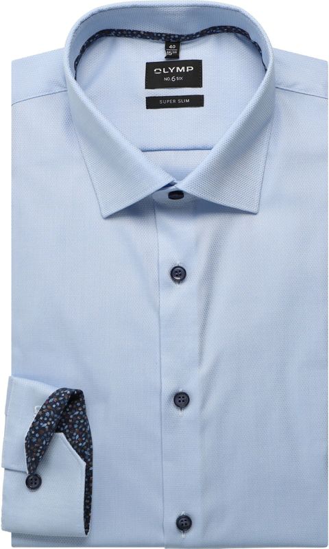 OLYMP No. Six Overhemd ML6 (vanaf 68 CM) blauw
