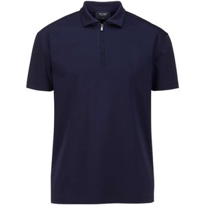 OLYMP SIGNATURE Casual Tailored Fit Polo shirt Korte mouw marine