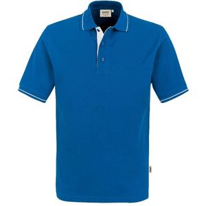 HAKRO 803 Comfort Fit Polo shirt Korte mouw koninklijk/wit