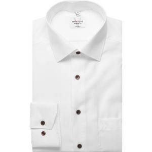 Marvelis Overhemd wit, Faux-uni