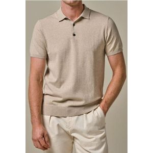 Profuomo Luxury Polo shirt Korte mouw beige