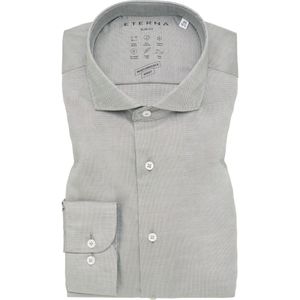 ETERNA Performance Overhemd groen, Gestructureerd