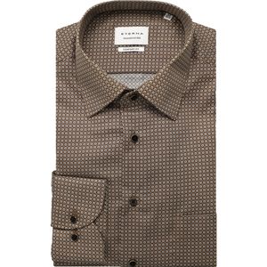 Eterna - Overhemd - Mandel - Comfort fit - NON IRON - Lange Mouwen