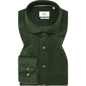 Overhemd - Effen - Corduroy - Lange Mouw - Regular Fit