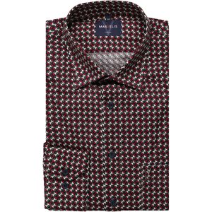 Marvelis Casual Overhemd rood, Motief