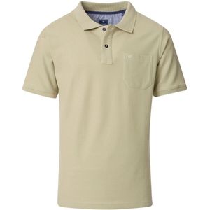 Redmond Casual Polo shirt Korte mouw beige