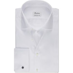 Stenströms Overhemd wit, Effen