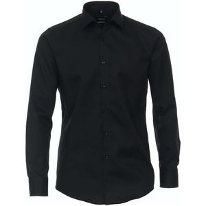 Venti Modern Fit Overhemd ML6 (vanaf 68 CM) zwart