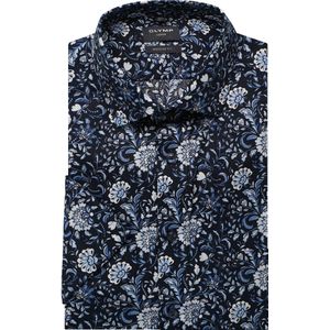OLYMP Luxor Overhemd Korte mouw marine