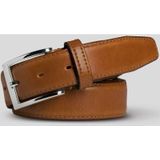 Meyer Stretch Riem cognac, Effen