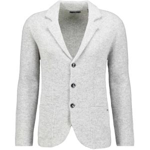 RAGMAN Blazer grijs, Gestructureerd