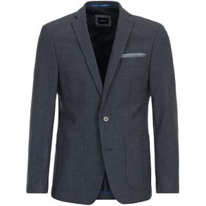 Venti Modern Fit Blazer blauw, Gestructureerd