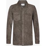 Profuomo Overshirt taupe, Effen