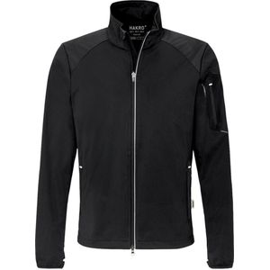 HAKRO 856 Softshell jas zwart, Effen