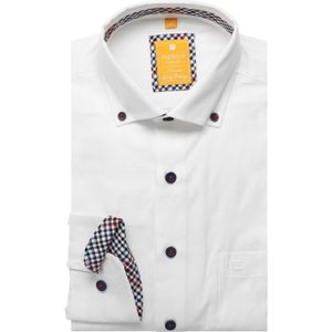 Redmond Casual Overhemd wit, Effen