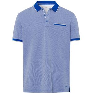 Brax Modern Fit Polo shirt Korte mouw lichtblauw