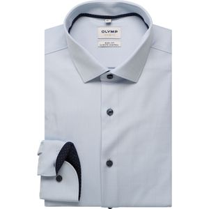 OLYMP Level Five Performance Climate Control Overhemd blauw, Effen