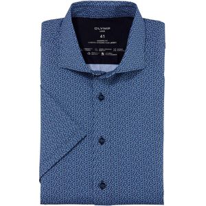 OLYMP Luxor 24/Seven Dynamic Flex Modern Fit Jersey shirt marine, Motief