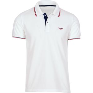 TRIGEMA Polo shirt Korte mouw wit