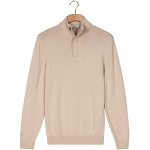 Thomas Maine Trui ritssluitingbeige, Effen