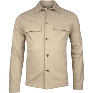Thomas Maine Overshirt beige, Effen
