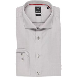 Pure Overhemd antraciet, Effen