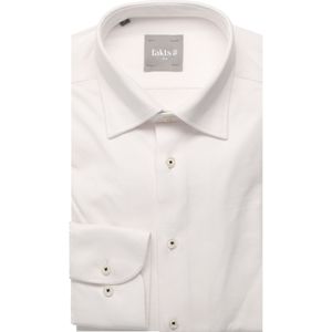 fakts Leisure Jersey shirt wit, Effen