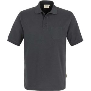 HAKRO 812 Comfort Fit Polo shirt Korte mouw antraciet