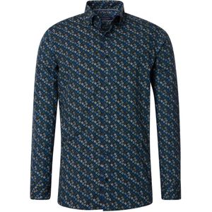 Casa Moda Comfort Fit Overhemd blauw, Print