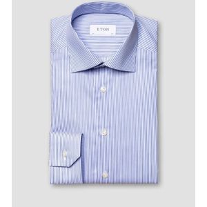 ETON Overhemd blauw, Gestreept
