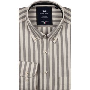 Giordano Brando Overhemd grijs, Gestreept