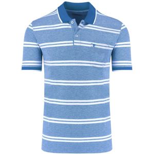 Pierre Cardin Tailored Fit Polo shirt Korte mouw blauw