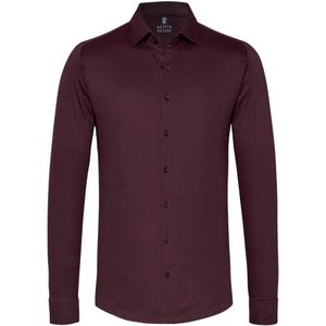 Desoto Slim Fit Jersey shirt paars, Effen