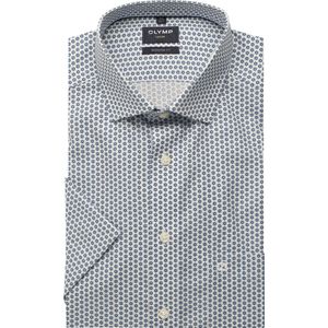 OLYMP Luxor Overhemd Korte mouw blauw