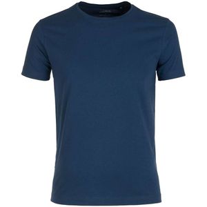 RAGMAN Regular Fit T-Shirt ronde hals nachtblauw, Effen
