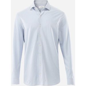 van Laack Overhemd lichtblauw, Gestreept