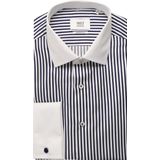 ETERNA 1863 Overhemd marine, Gestreept