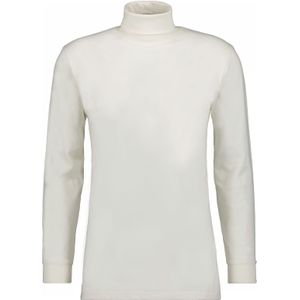 RAGMAN - Colshirt - Ecru - Lange Mouwen - Regular Fit - Katoen