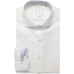 ETERNA Performance Overhemd wit, Gestructureerd
