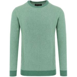 Marvelis Casual Trui ronde hals donkergroen, Effen