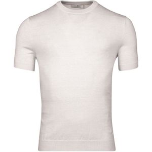 Thomas Maine Trui ronde halslichtgrijs, Effen