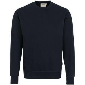 HAKRO 471 Sweatshirt ronde hals zwart, Effen