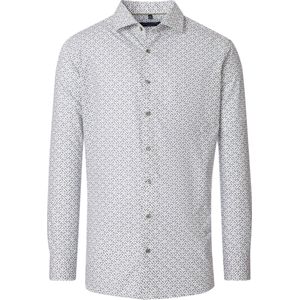 Casa Moda Overhemd bruin, Bedrukt