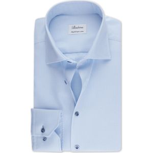 Stenströms Overhemd lichtblauw, Ruit