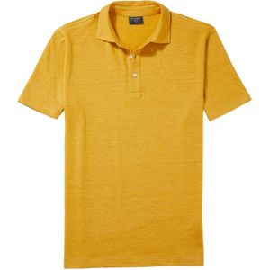 OLYMP Casual Regular Fit Polo shirt Korte mouw maïs