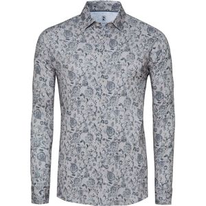 Desoto Jersey shirt beige, Bloemen