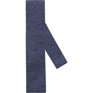 OLYMP SIGNATURE Dunne stropdas middenblauw, Stippen