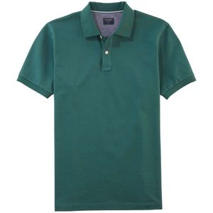 OLYMP Casual Regular Fit Polo shirt Korte mouw groen