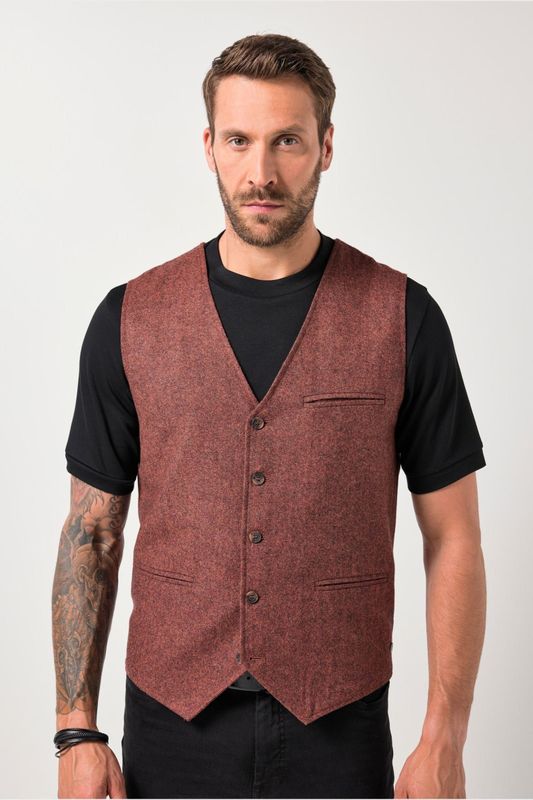 JP1880 Vest baksteenrood, Effen