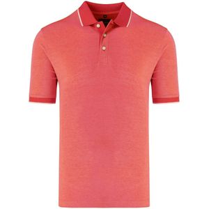 Marvelis Casual Modern Fit Polo shirt Korte mouw rood